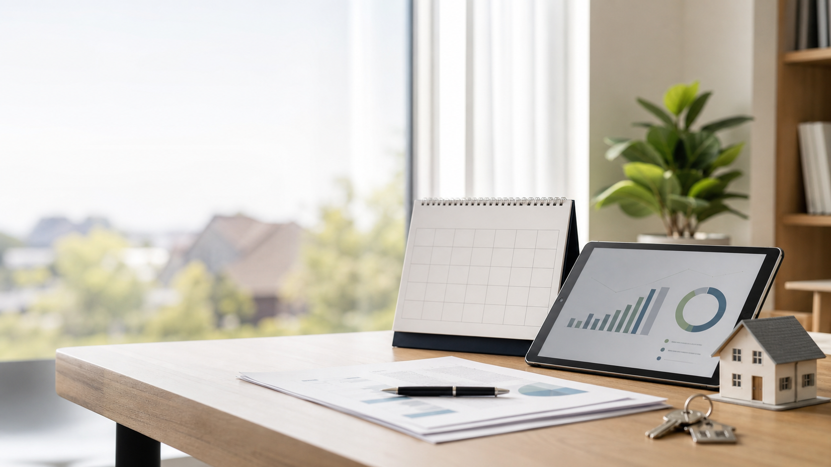 Cost base valuation paperwork with residential property data and financial chart